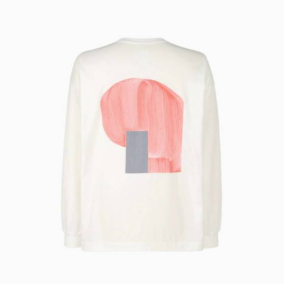 NEW ISSEY MIYAKE men's rb top in pink x grey - Picture 1 of 2
